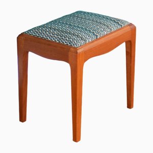 Tabouret Vintage en Teck, 1960s