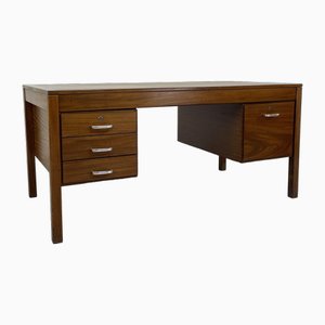 Scrivania Mid-Century in teak con doppio piedistallo, Danimarca