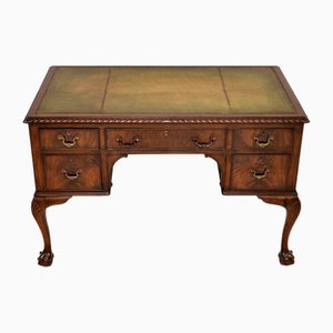 Chippendale Leather Top Desk, 1890s