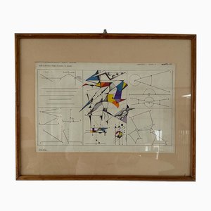 G. Colombo, Society for the Encouragement of Arts and Crafts Mechanical Drawing, 1970er, Artwork on Paper