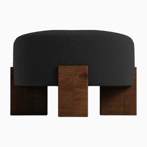 Pouf Cassete Boucle Black di Alter Ego per Collector