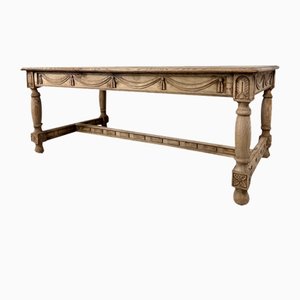 Console Table in Bleached Oak, 1940s