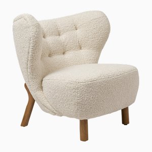 Oslo Faux Sheepskin Wingback Chair from Pure White Lines