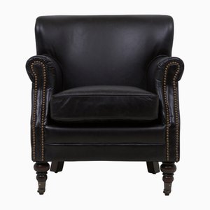 Fauteuil Club Tolworth Noir de Pure White Lines