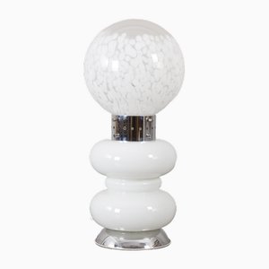 Lampada Space Age in vetro di Murano di Carlo Nason per Mazzega, anni '70