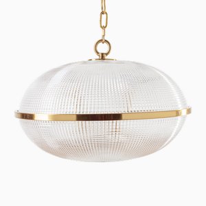 Large Clear Fitzroy Pendant from Pure White Lines