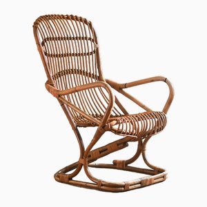 Vintage Rattan Armchair, 1970s