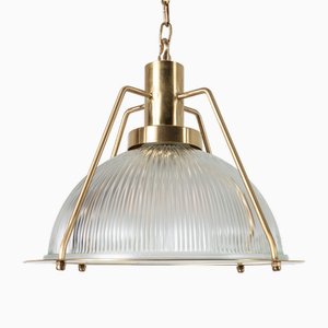 Large Brass Hoxton Pendant from Pure White Lines