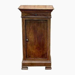 Antique Bedside Table in Fruit Wood, 1890s