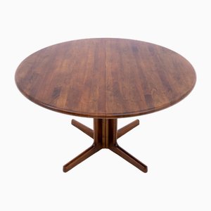 Walnut Dining Table attributed to Schou Andersen, Denmark, 1960s