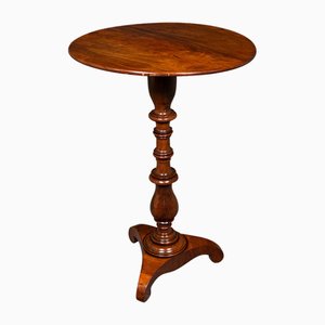 Lámpara de mesa Regency inglesa pequeña de caoba, década de 1820