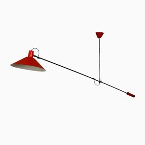 Counter Balance Ceiling Lamp by J. J. M. Hoogervorst for Anvia, Holland, 1957