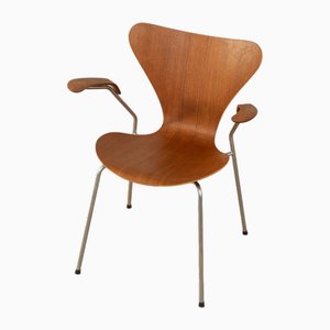 Poltrona modello 3207 di Arne Jacobsen per Fritz Hansen, anni '60