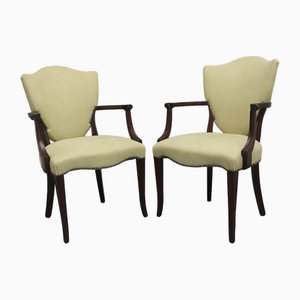 Fauteuils Début 20ème Siècle en Acajou, Set de 2