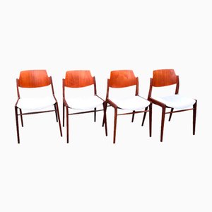 Chaises de Salle à Manger Modèle 476a par Hartmut Lohmeyer pour Wilkhahn, Allemagne, 1962, Set de 4