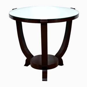 Art Deco Mahogany Pedestal Table, 1959