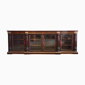 Long English Regency Rosewood Cabinet from Gilllows, 1820s