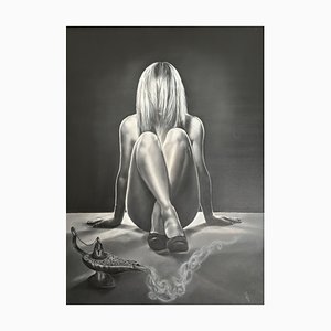 Silvia Rege Cambrin, Numen, óleo sobre lienzo, 2020
