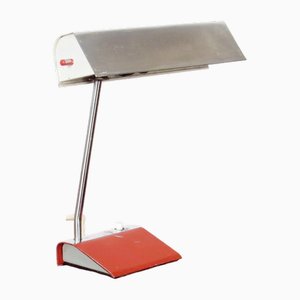 Lámpara de mesa vintage de acero