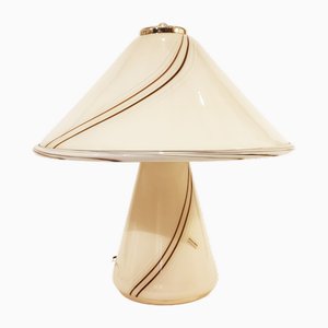 Italian Murano Glass Table Lamp by Venini, 1970s