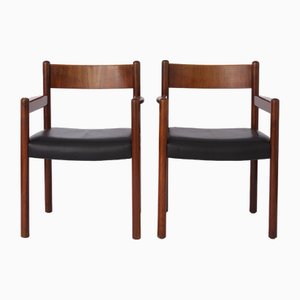 Danish Armchairs in Teak, 1960s, Set of 2