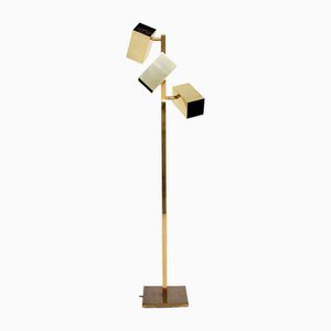 Vintage Brass Floor Lamp attributed to Koch and Lowy, 1970s