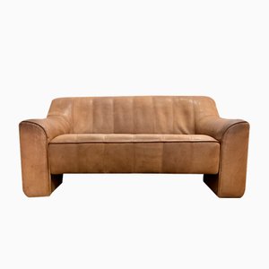 Vintage Ds-44 Buffalo Leder Lounge 2-Sitzer Sofa von de Sede, Schweiz, 1970er