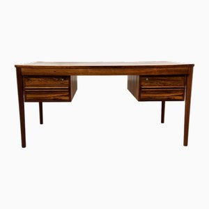 Scandinavian Rosewood Desk by Lammhult for Averskogs Möbelfabrik, Sweden, 1960s