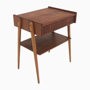 Comodini in teak di Ab Carlström & Co Möbelfabrik, Scandinavia, anni '60, set di 2