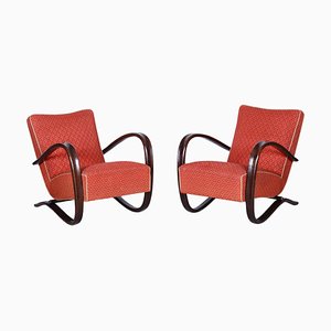 Vintage H-269 Armchairs by Jindrich Halabala for Up Zavody, 1930s, Set of 2