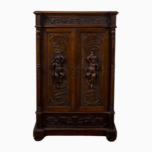 Carved Secretaire with Drawers