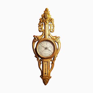 Vergoldetes Louis XVI Barometer, 18. Jh.