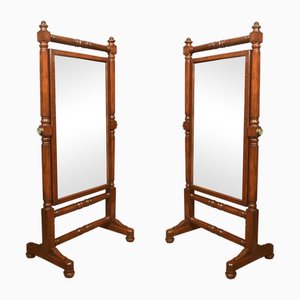 Country House Cheval Mirrors, Set of 2