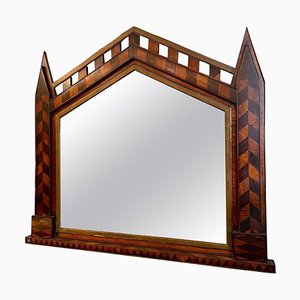 Espejo de marquetería, siglo XIX