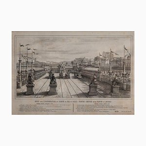 Charpentier, Nantes Inauguration of the Railway, 1851, Engraving