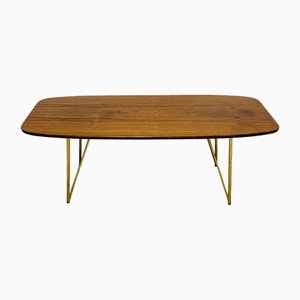 Table Basse Filigrane avec Pieds en Laiton, 1950s