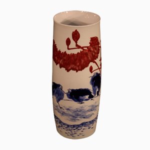 Vaso vintage in ceramica, Cina, 2000