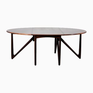 Table de Salle à Manger Ovale Pliante, 1960s