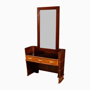 Italian Cheval Mirror in Wood, 1970