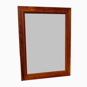 Large and Mirror in Wood Frame