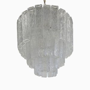 Vintage Murano Glass Chandelier from Fratelli Toso, Italy, 1960s