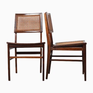 Brazilian Dining Chairs attributed to Joaquim Tenreiro, 1970s, Set of 10