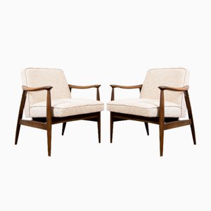 Set of GFM 87 Armchairs attributed to Juliusz Kędziorek for Gościcńskie Furniture Fabryki, 1960s