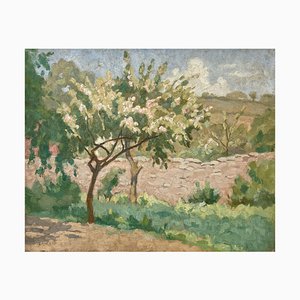 Arthur Morard, Spring Landscape, Oil on Canvas, 1920s