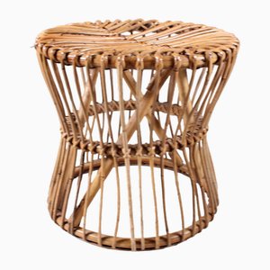 Rattan Pouf von Franco Albini