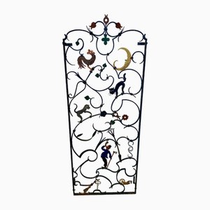 Mid-Century Ironwork / Window Grilles with Plant and Animal Motifs, Germany, 1950s