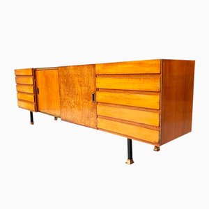 Enfilade Vintage en Bois Clair, 1960s