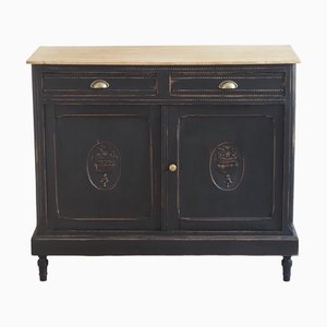 Antique Chest of Drawers in Black, 1910