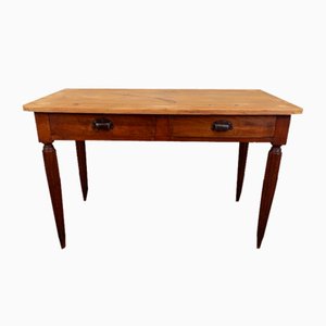 Petite Table de Ferme avec Tiroirs, 1930s