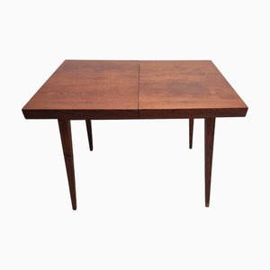 Mid-Century Czech Extendable Chess Table in Walnut and Beech, 1960s